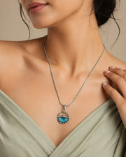 Azure Drift Pendant