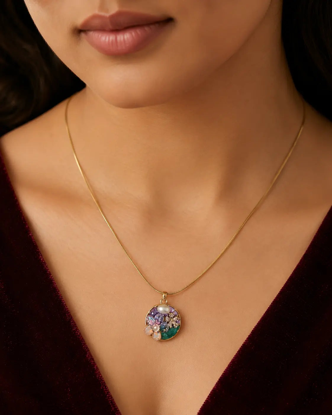 Bloom Mosaic Pendant