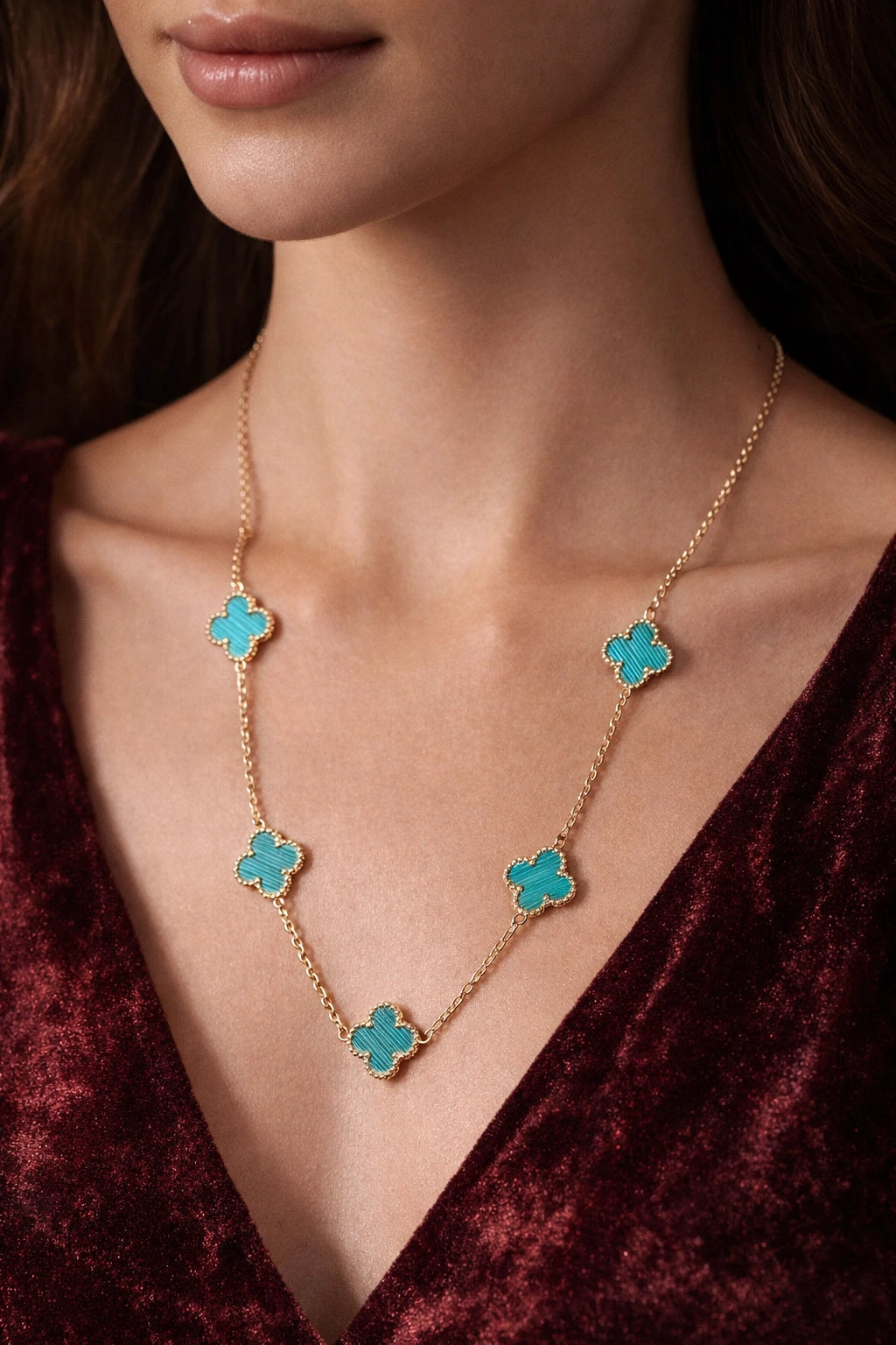 Celeste Clover Pendent