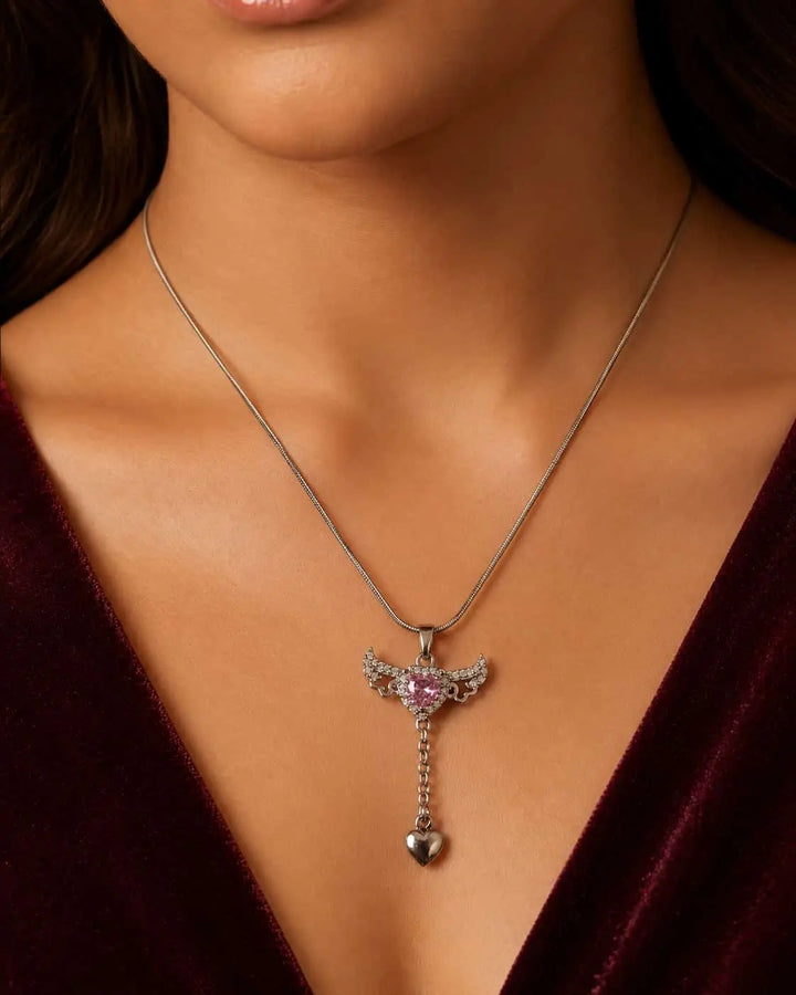 Cherub Heart Pendant