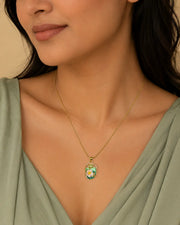 Flora Cameo Pendant