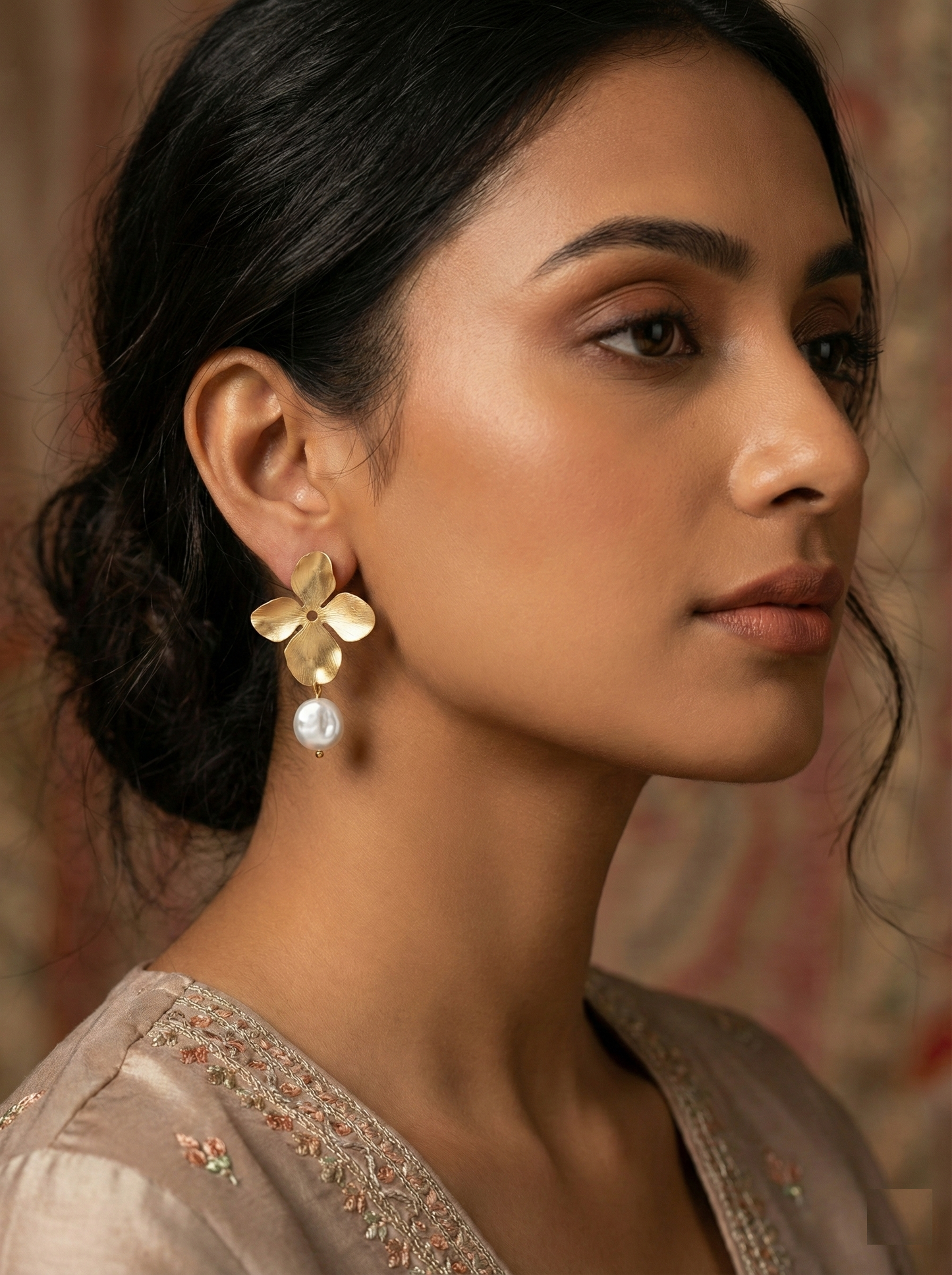 Petal Pearl Radiance Earrings