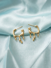 Auric Drip Hoops