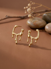 Auric Drip Hoops