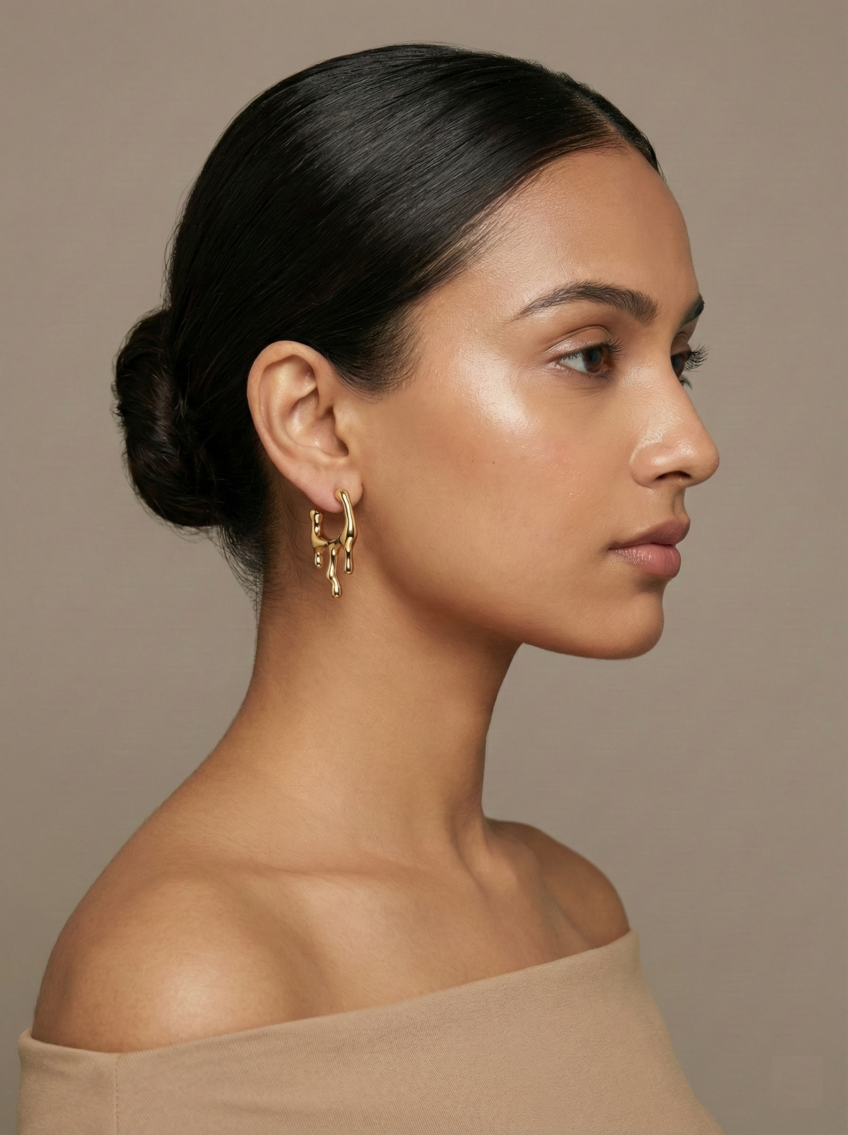 Auric Drip Hoops