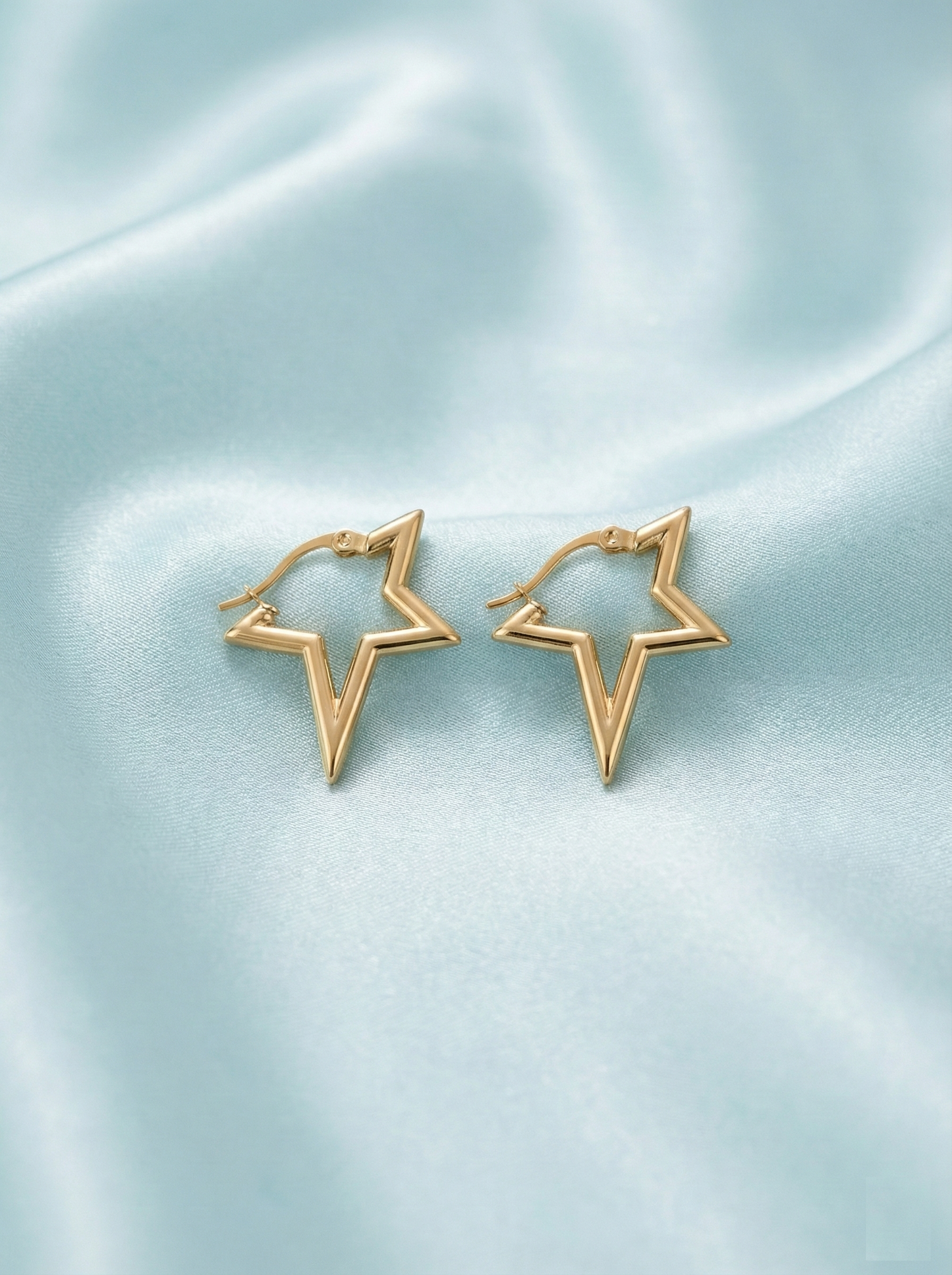 Star Outline Hoops