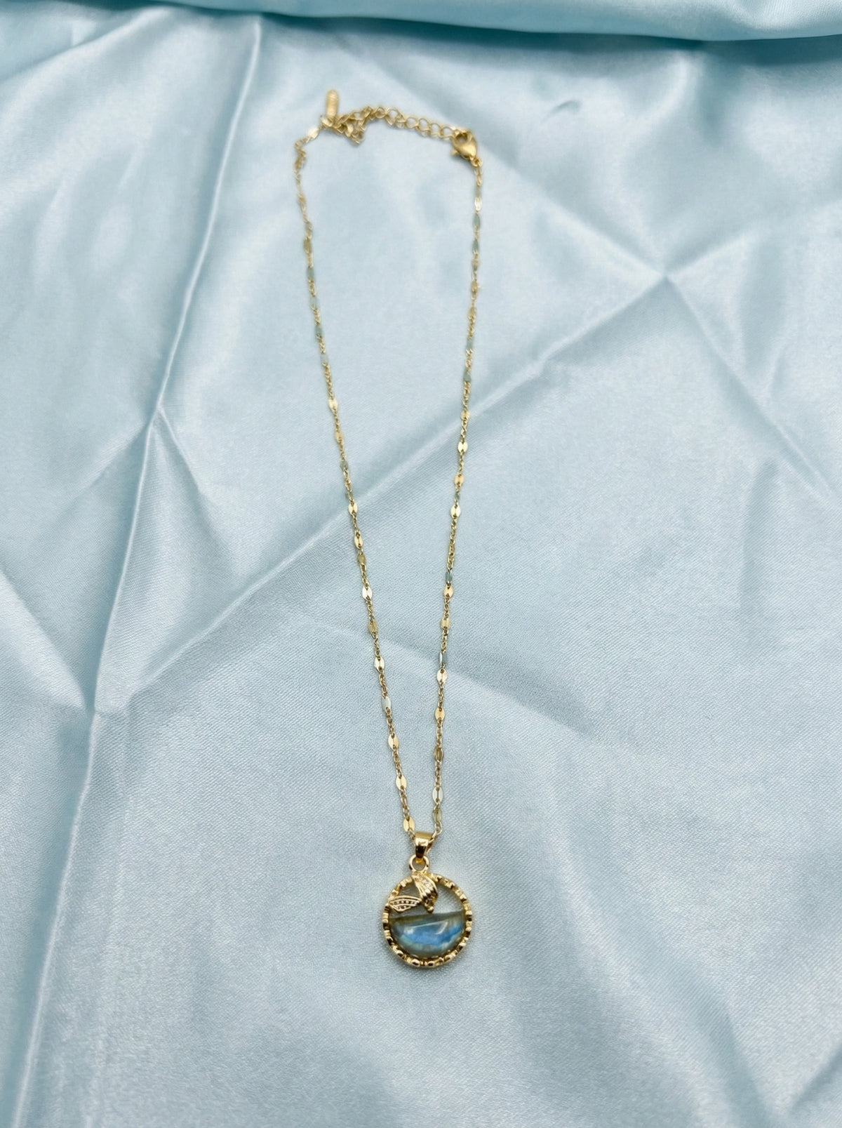 Gold Ocean Heirloom Pendant