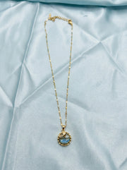 Gold Ocean Heirloom Pendant