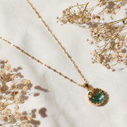 Gold Ocean Heirloom Pendant