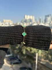 Clover Charm Set – Emerald Green
