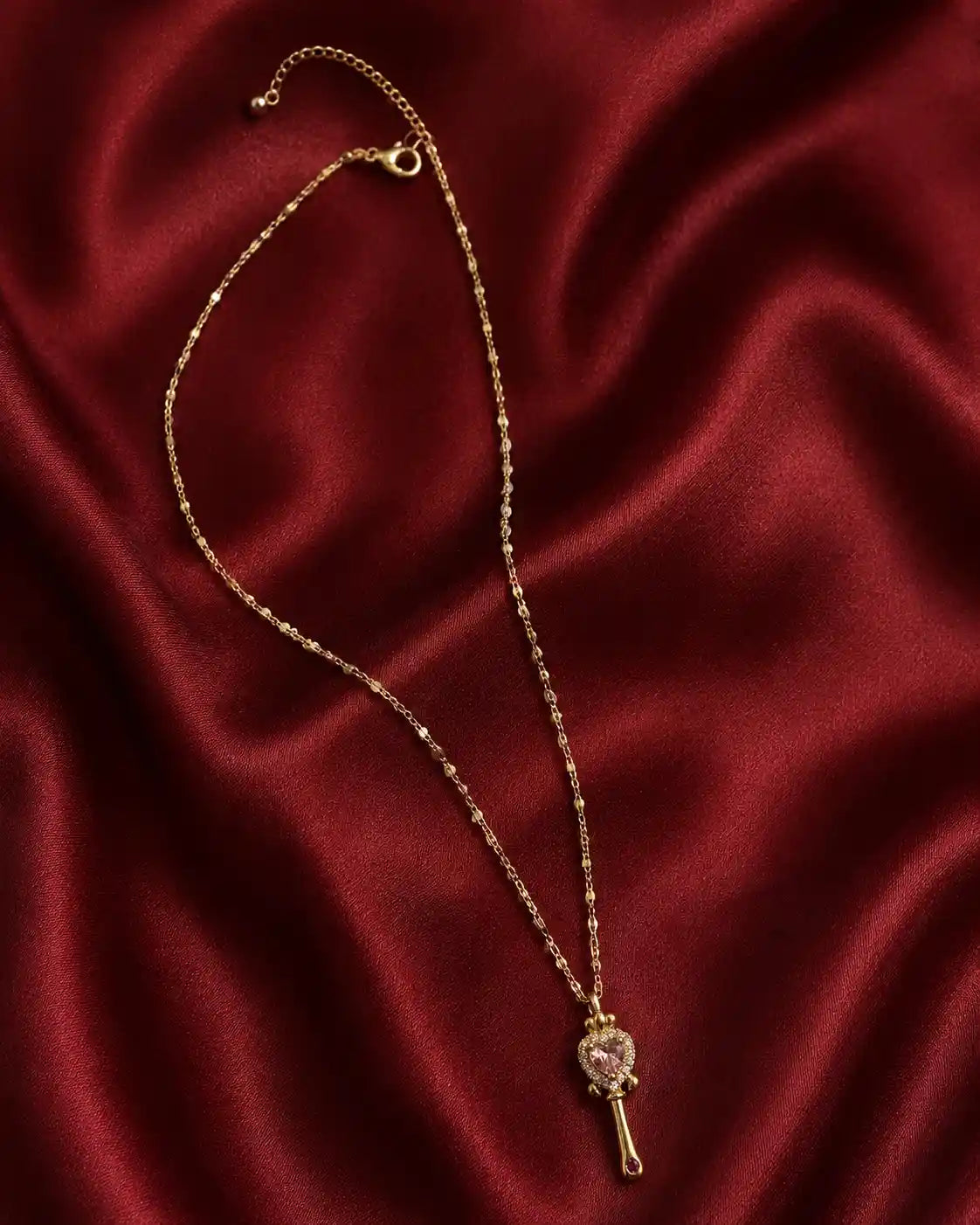 Rosé Key Pendant