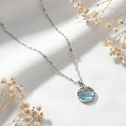 Silver Ocean Heirloom Pendant