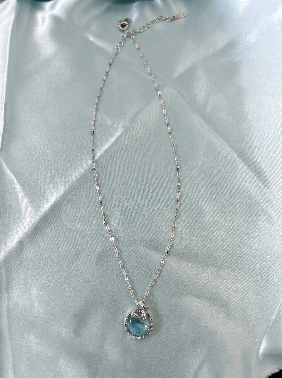 Silver Ocean Heirloom Pendant