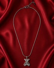 Teddy Luxe Pendant - Crystal Clear