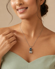 Teddy Luxe Pendant - Midnight Blue
